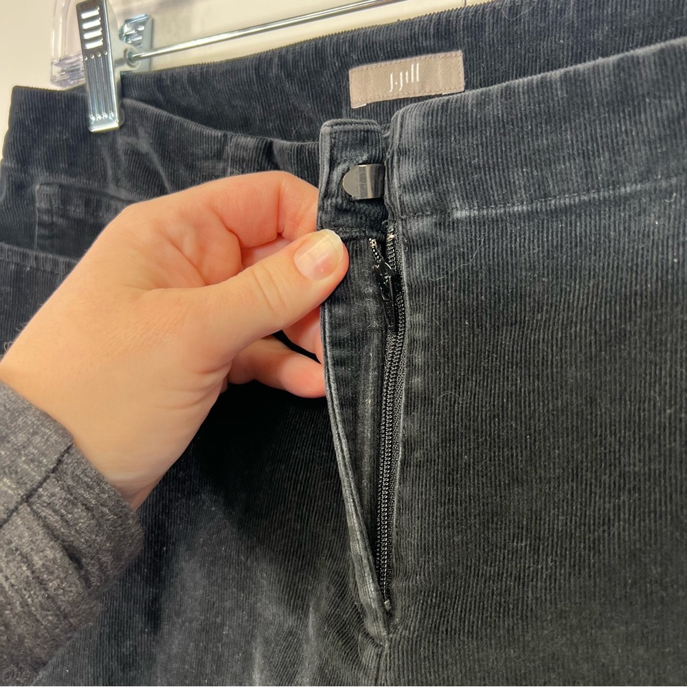 JJILL pant corduroy stretchโ black women 6 y2k casual retro office